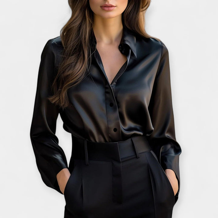 Viktorie | Blusa satinata