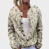 Kamila - Kvetinový Jesenný Cardigan