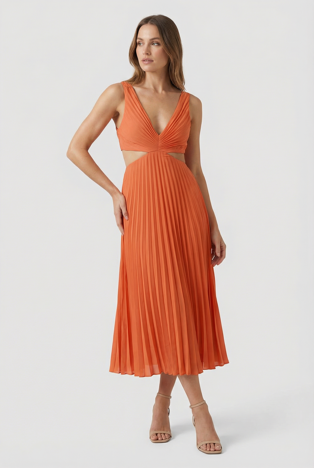 Karina | Eleganti abiti maxi plissettati