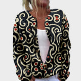 Gabriela - Kvetinový Jesenný Cardigan