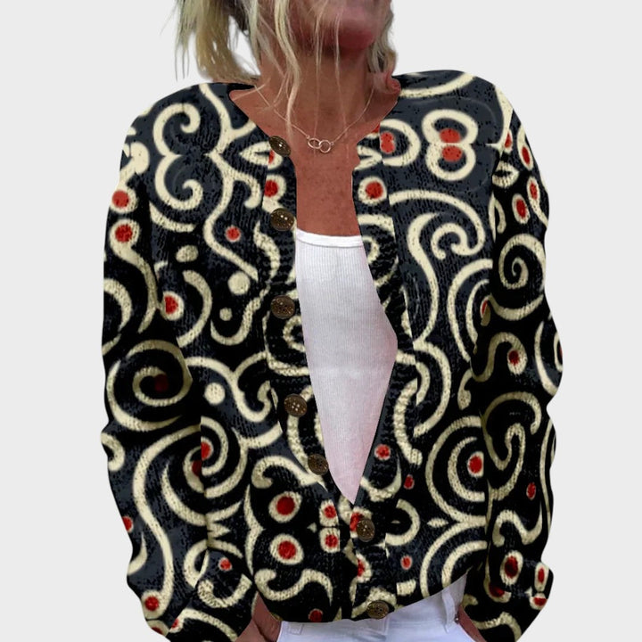 Gabriela | Cardigan floreale autunnale