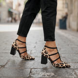 Leopardo - Elegantné Topánky na Podpätku