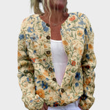 Klaudia - Kvetinový Jesenný Cardigan