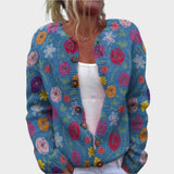 Filipa - Kvetinový Jesenný Cardigan