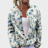 Patrícia - Kvetinový Jesenný Cardigan