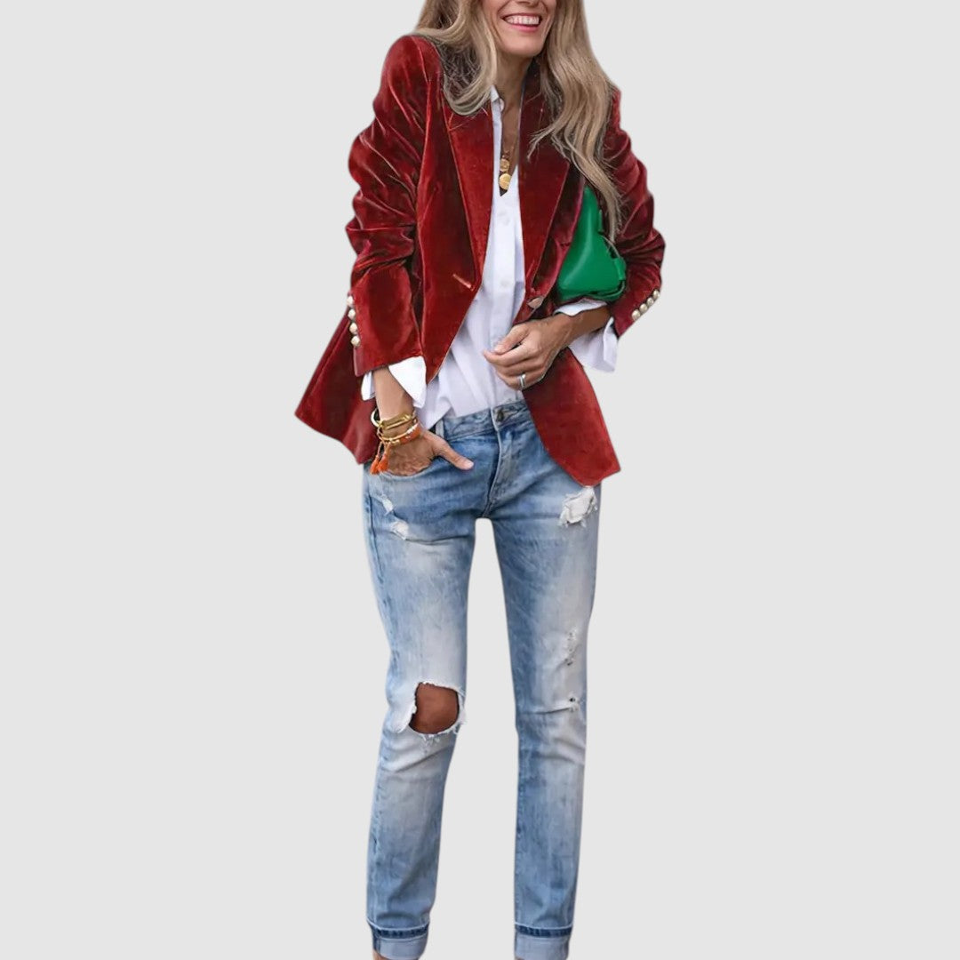 Mina | Giacca elegante in velluto