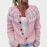 Daniela - Kvetinový Jesenný Cardigan