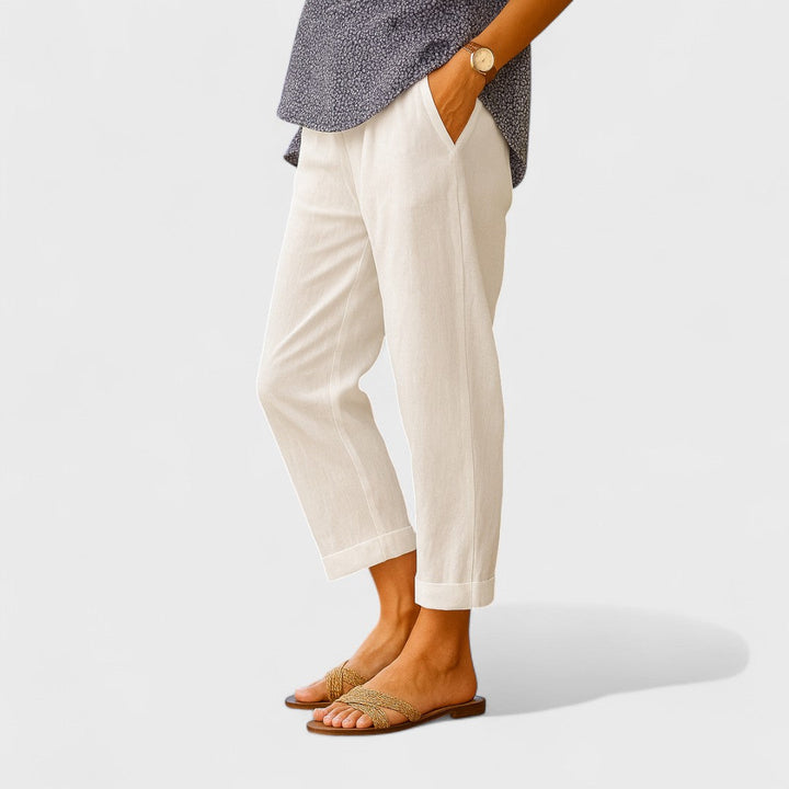 Lara | Pantaloni estivi in lino