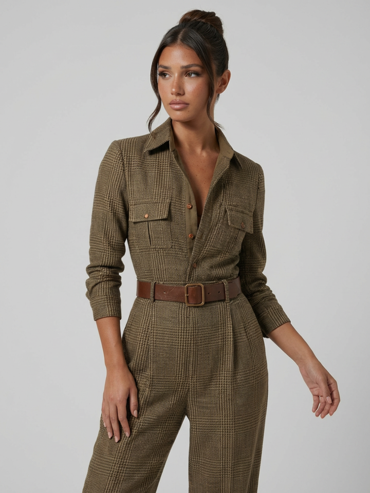Milota | Tuta elegante a quadri