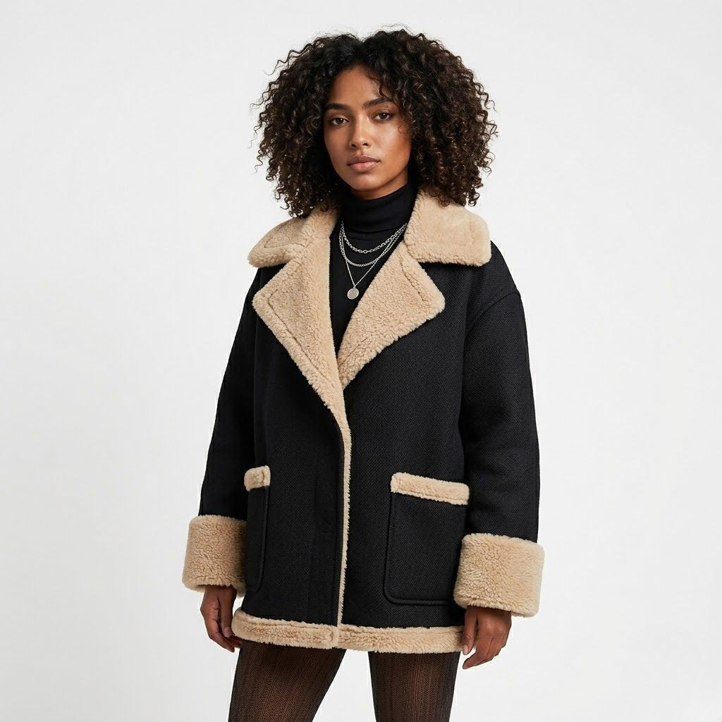 Cappotto strutturato con ampio colletto