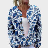 Mária - Kvetinový Jesenný Cardigan