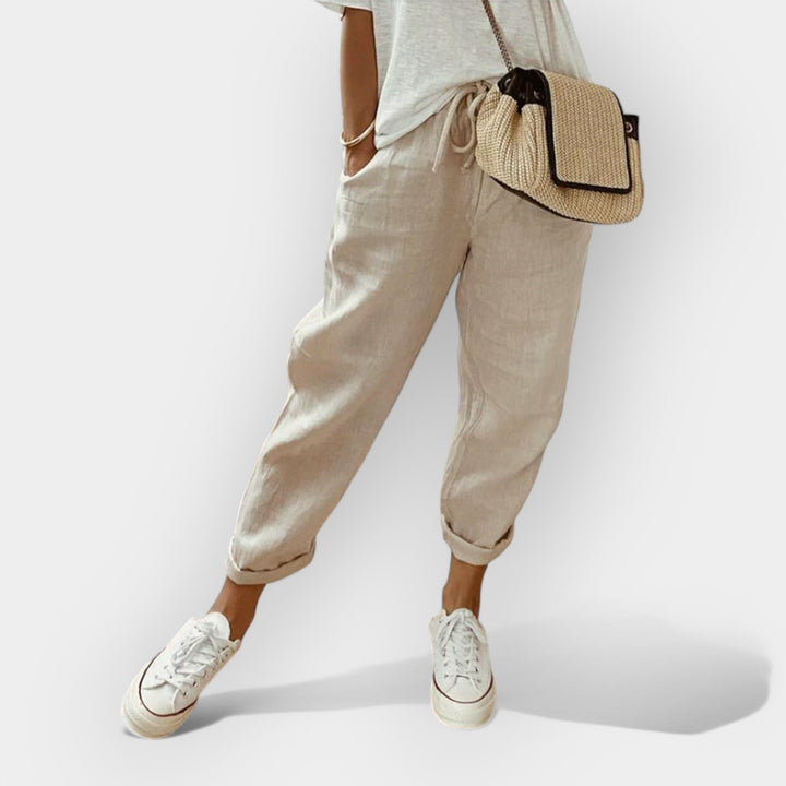 Ema | Pantaloni leggeri in lino