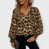 Jana - Štýlová blúzka s leopardím vzorom