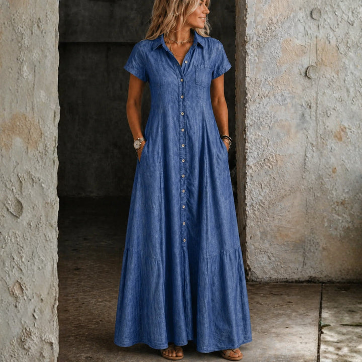 Eliza | Abito lungo in jeans