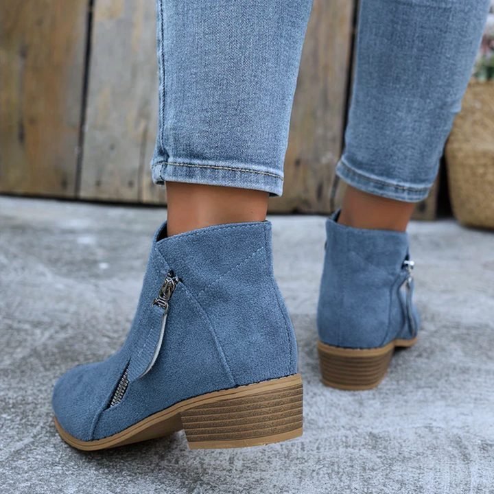 Stivaletti casual con zip