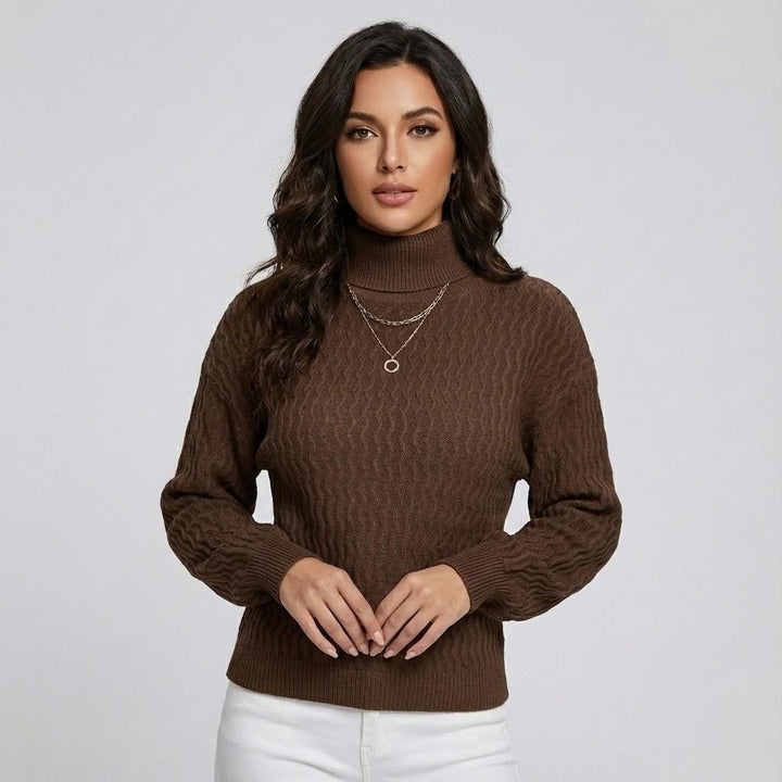 Maglione in misto lana con taglio dritto