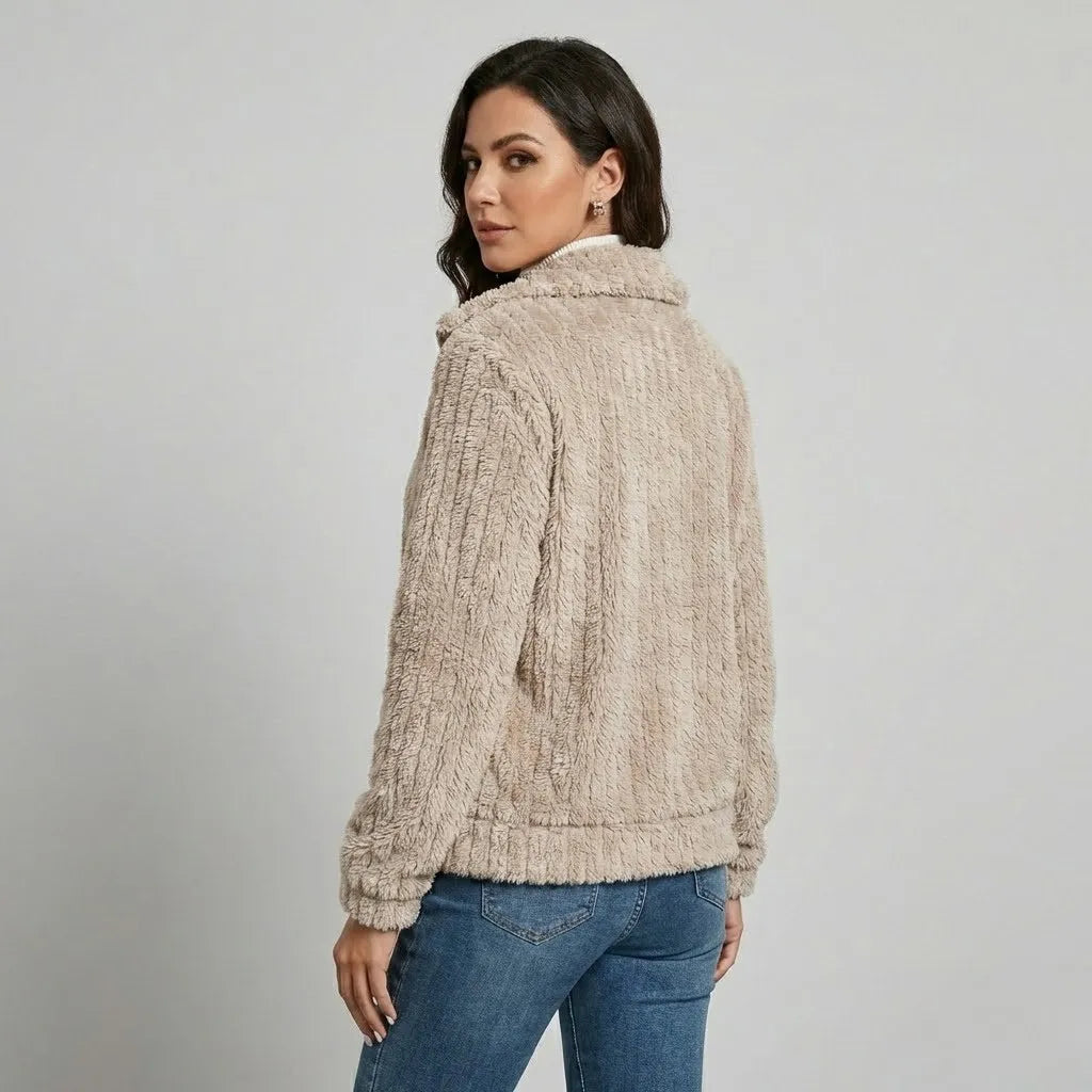 Cappotto morbido e casual con una vestibilità comoda per l&