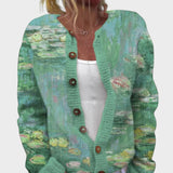 Anna - Kvetinový Jesenný Cardigan