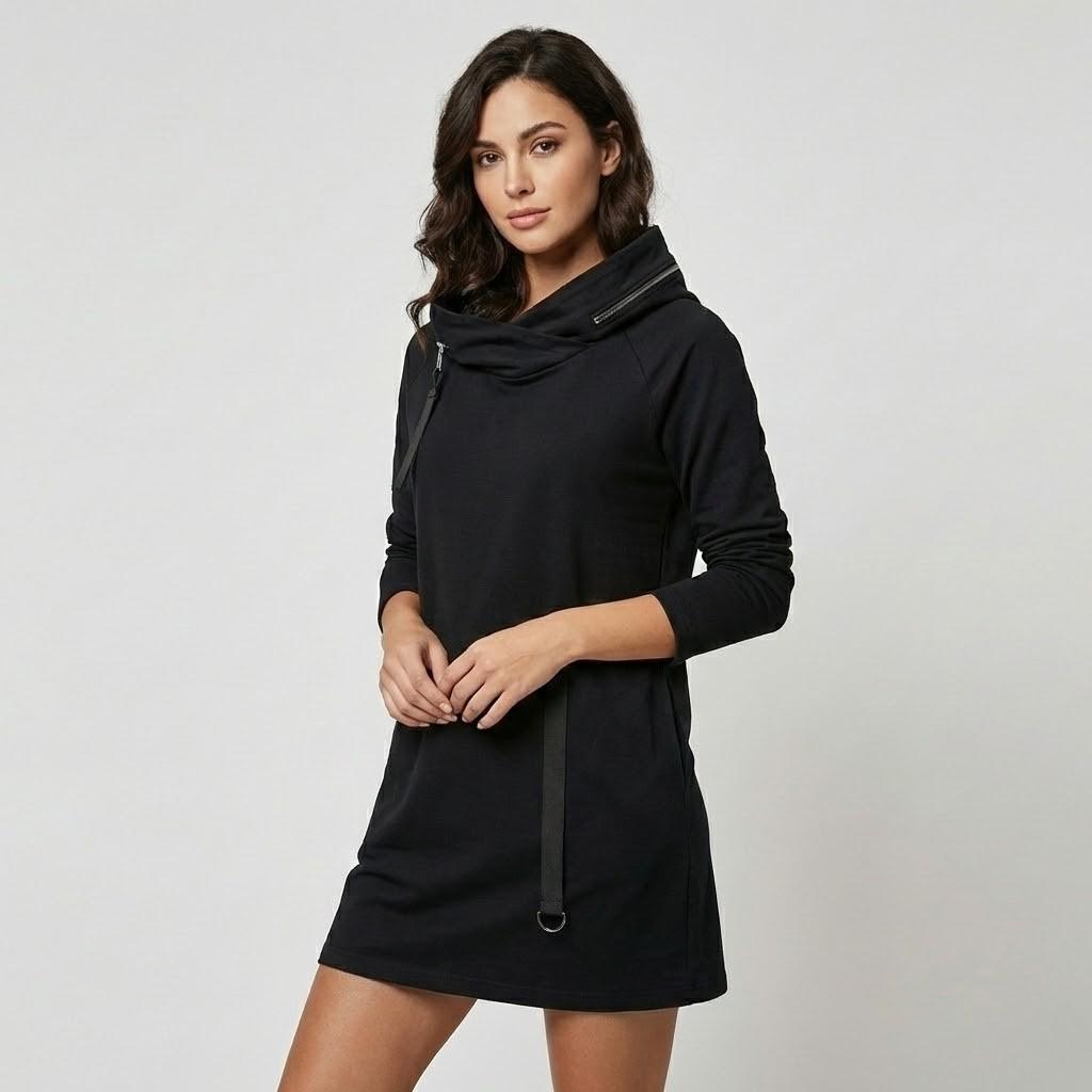 Zoja | Abito casual con colletto ampio e vestibilità morbida