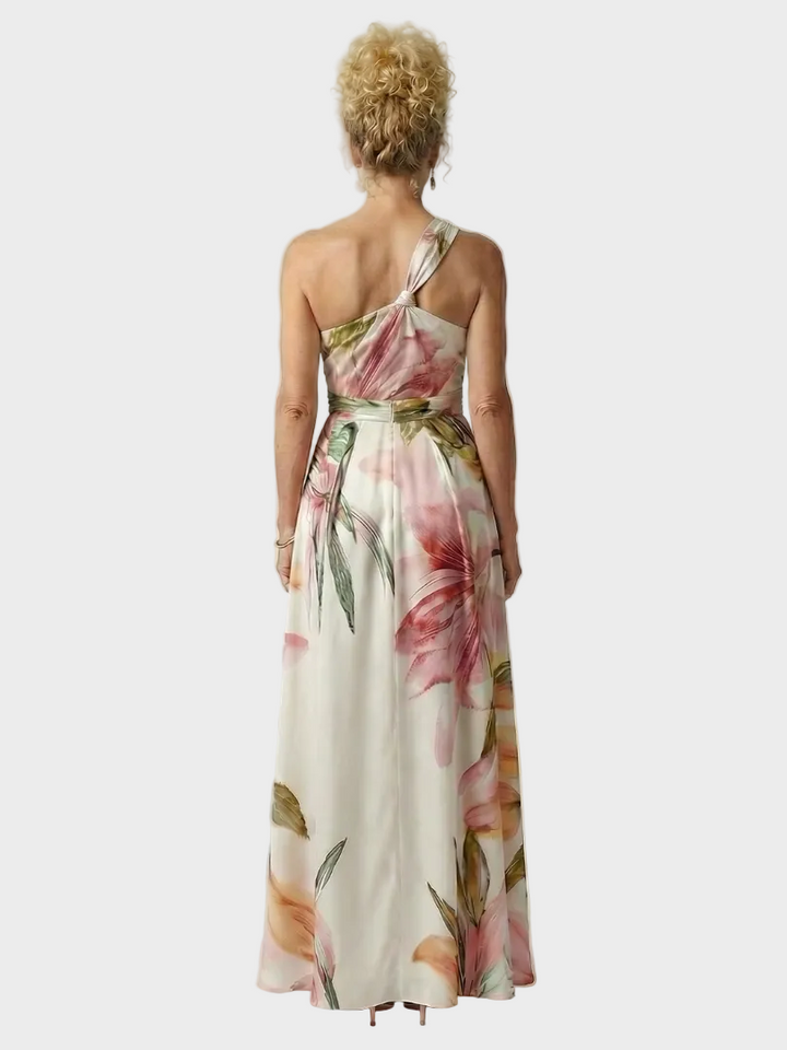 Emilia | Abito maxi a fiori