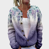 Inés - Kvetinový Jesenný Cardigan