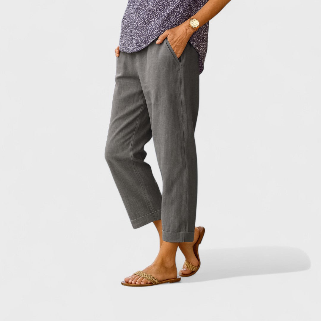 Lara | Pantaloni estivi in lino