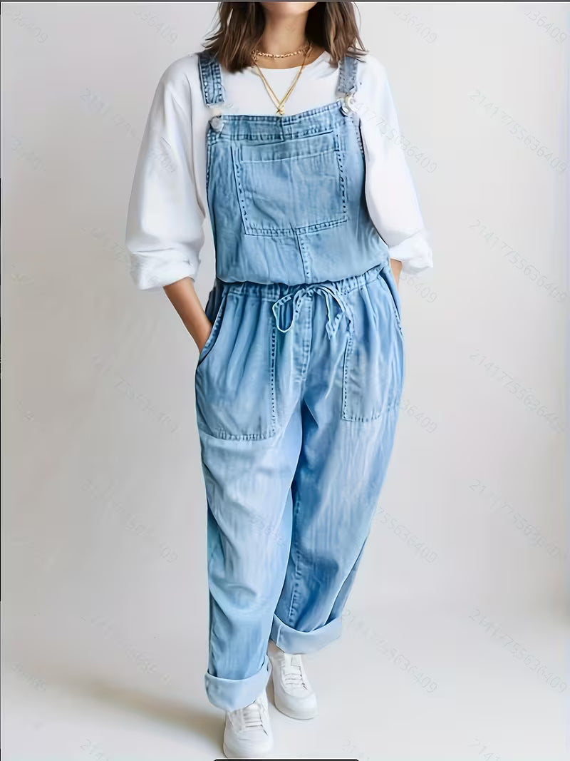Marta | Tuta larga in jeans