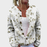Johana - Kvetinový Jesenný Cardigan