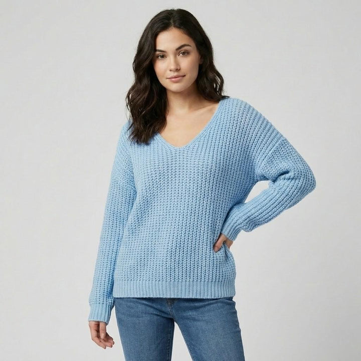 Maglione morbido in cashmere con taglio ampio per un look casual
