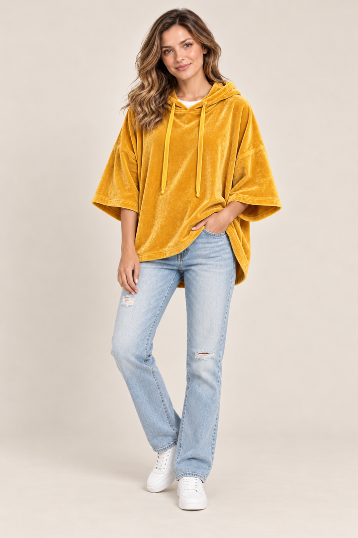 Emese | Felpa oversize con cappuccio