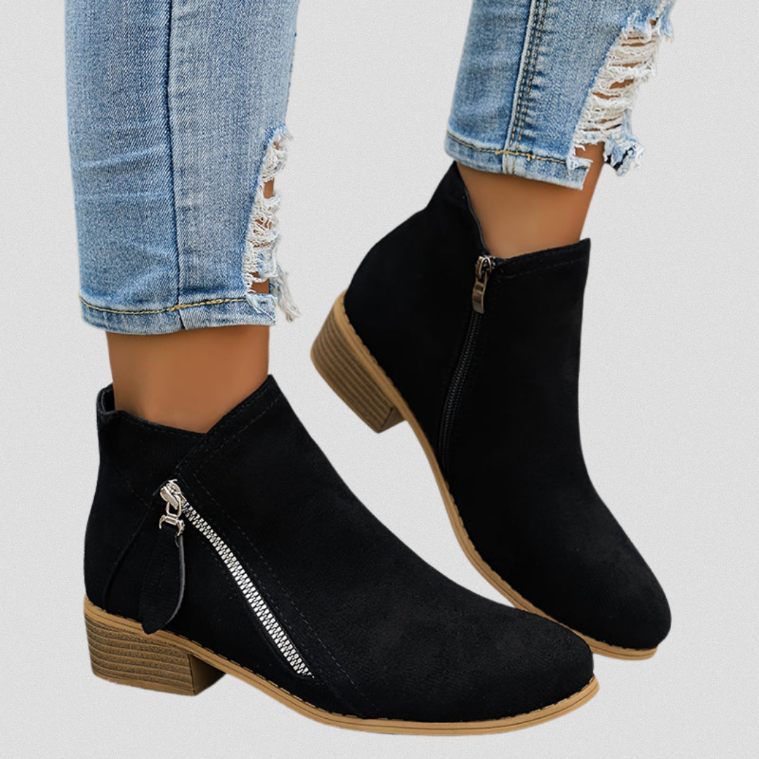 Stivaletti casual con zip