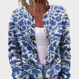 Benedikta - Kvetinový Jesenný Cardigan