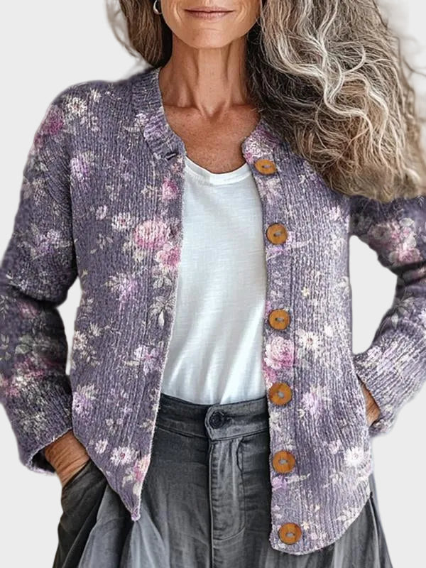 Olimpia | Cardigan floreale