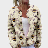 Alica - Kvetinový Jesenný Cardigan
