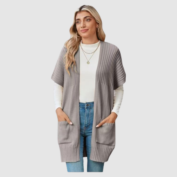 Simona | Cardigan intrecciato leggero