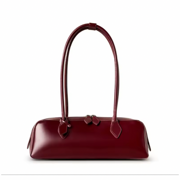 Borsa con aspetto liscio Signature