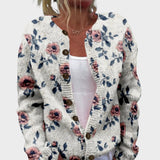 Laura - Kvetinový Jesenný Cardigan