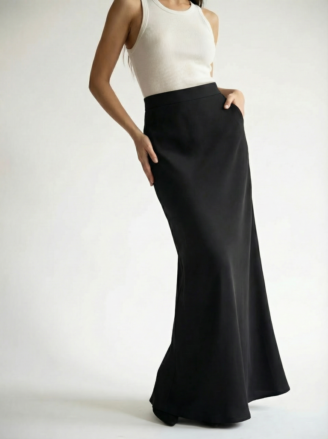 Gonna maxi semplice ed elegante