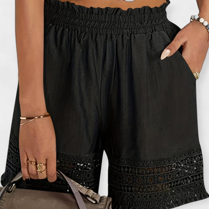 Nikol | Pantaloni corti in pizzo