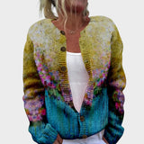 Rita - Kvetinový Jesenný Cardigan