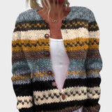 Eva - Kvetinový Jesenný Cardigan
