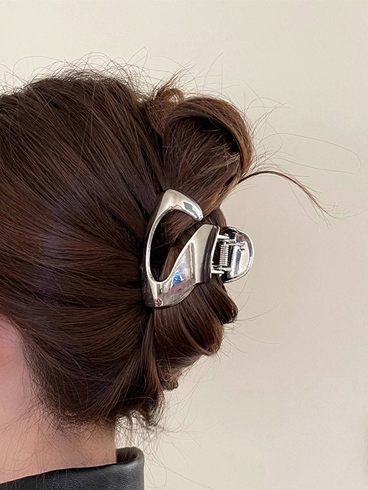 Fermaglio per capelli con effetto argento