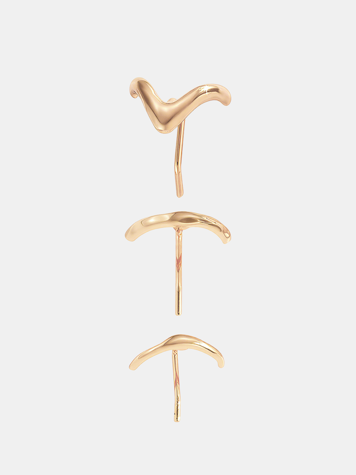 Set di accessori per capelli minimalista a 3 pezzi