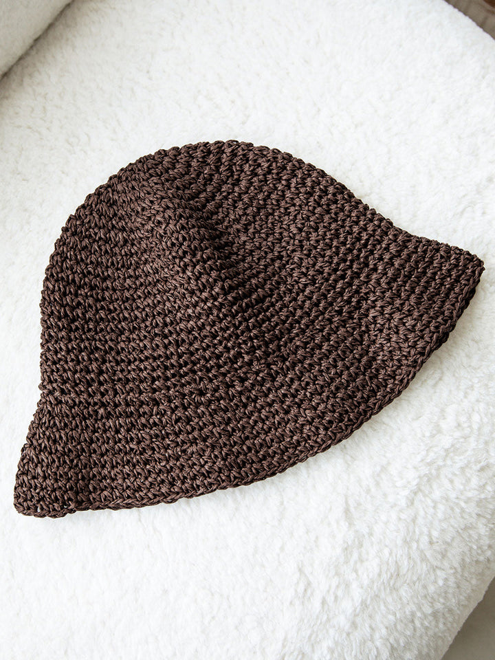 Cappello bucket estivo lavorato a mano all&