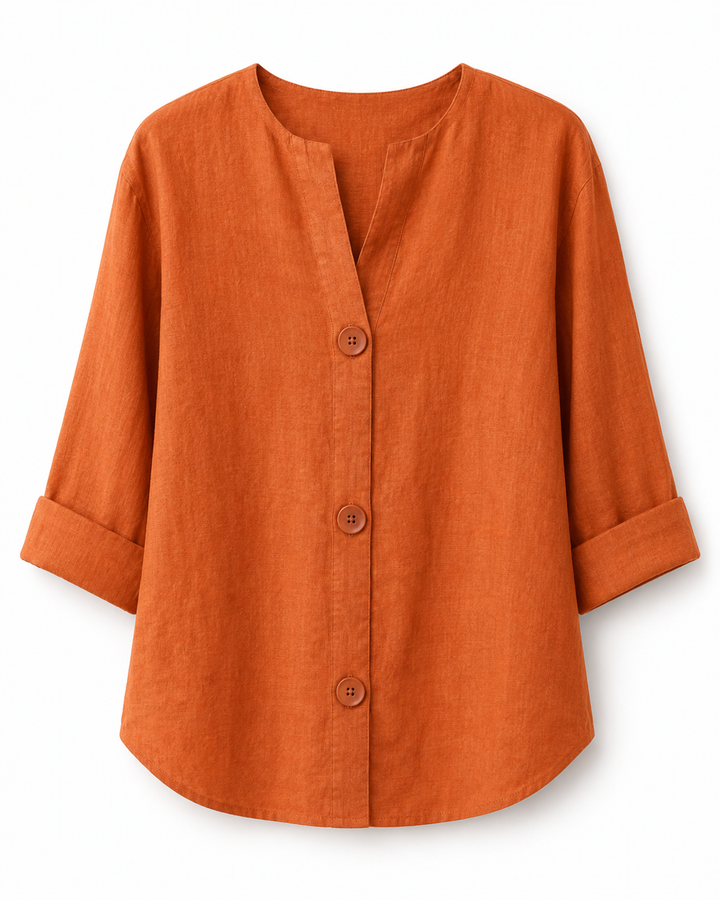 Barbora | Blusa ampia con bottoni