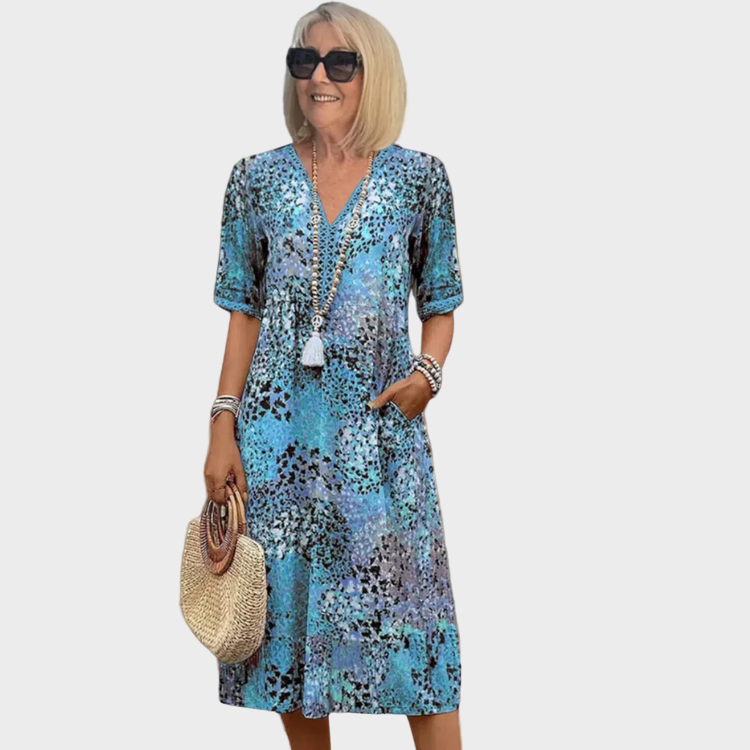 Matilde | Vestito midi stampato