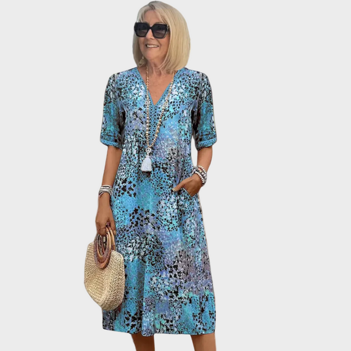 Matilde | Vestito midi stampato