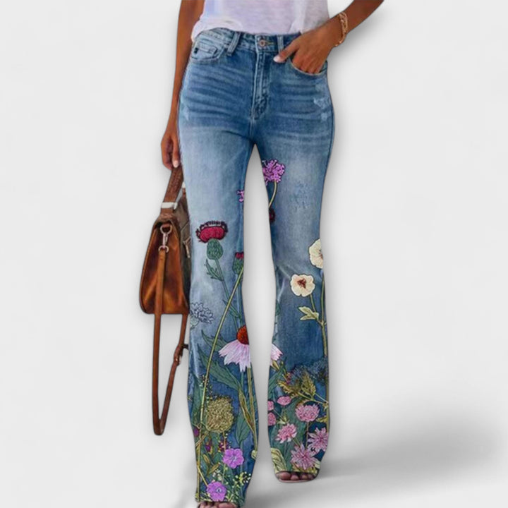 Lara | Pantaloni a fiori