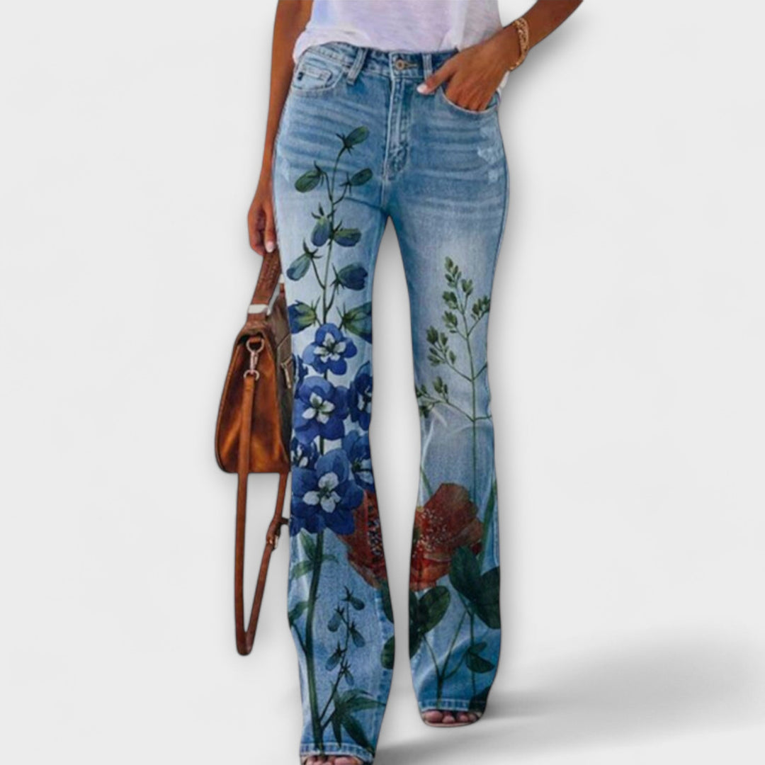 Lara | Pantaloni a fiori