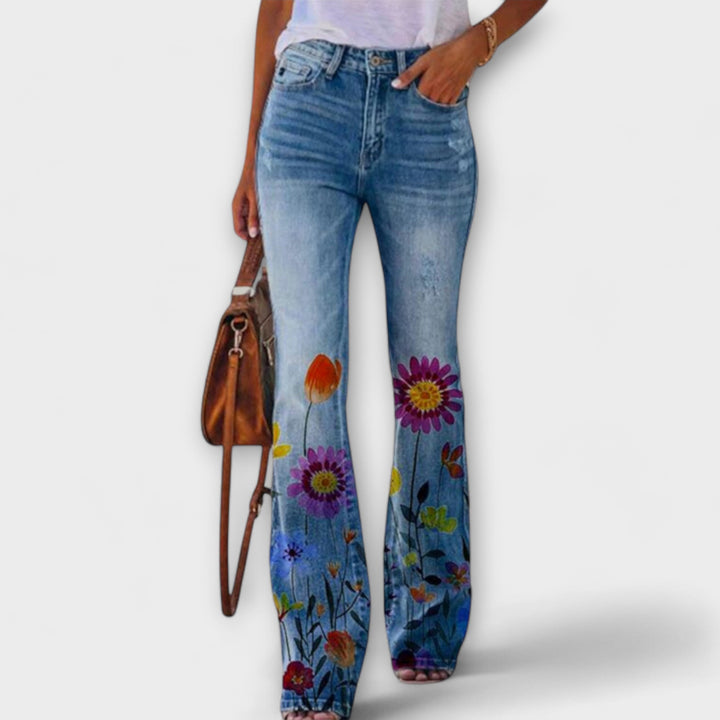 Lara | Pantaloni a fiori